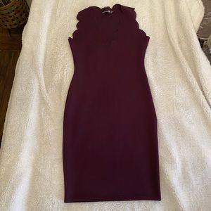 Boohoo Night - purple bodycon dress